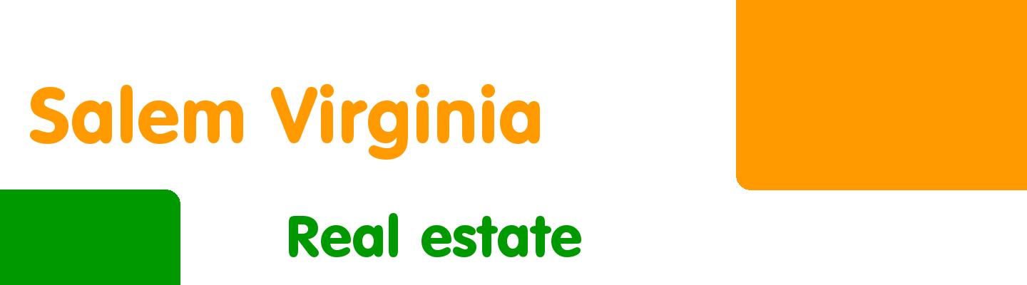 Best real estate in Salem Virginia - Rating & Reviews
